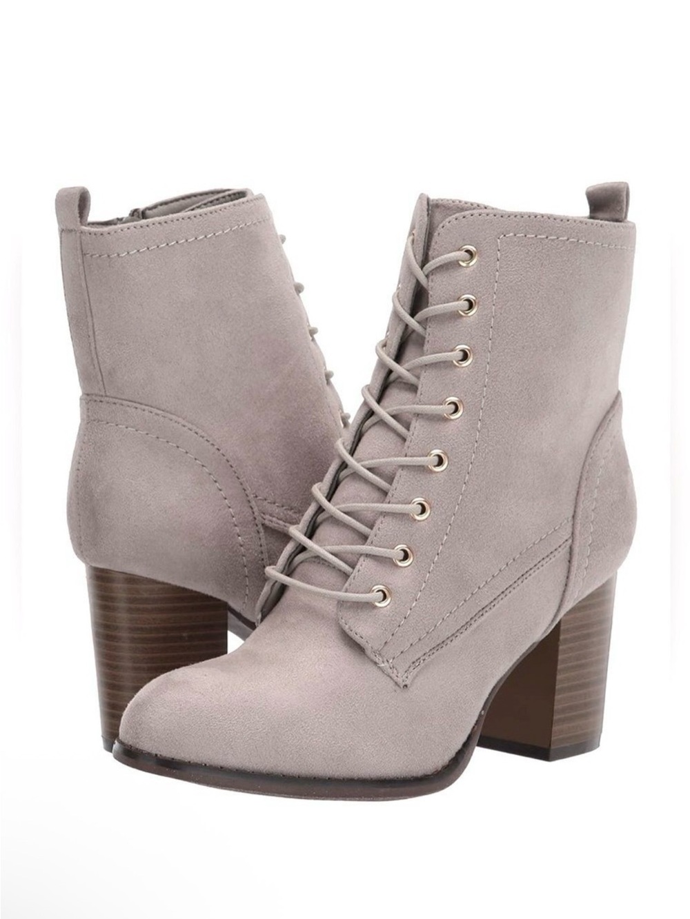 Journee Collection Women's Baylor Bootie Ankle Boot Gray 7.5 NIB NWT